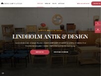 Website Screenshot Lindholm Antik og Design ApS