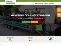 Website Screenshot Johnny´s Haveservice v/Johnny Nielsen