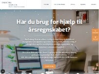 Website Screenshot Danborg Revision Registreret Revisionsanpartsselskab