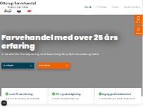 Website Screenshot Otterup Farvehandel v/Gunner Nygaard Andersen