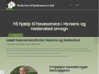 Website Screenshot Purhøj Have & Ejendomsservice ApS