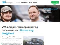 Website Screenshot VVS kompagniet ApS