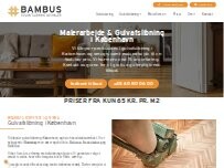 Website Screenshot Bambus gulve