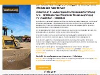 Website Screenshot Livbjerggaard Entreprenørforretning A/S
