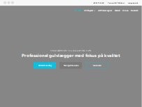 Website Screenshot GulvPro ApS