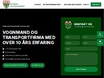 Website Screenshot M-S Transport ApS