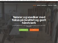 Website Screenshot KASTRUP BYGNINGSSNEDKERI ApS