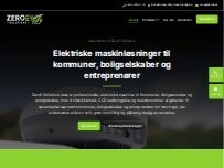 Website Screenshot ZeroE Solutions