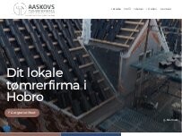 Website Screenshot Aaskovs Tømrerfirma