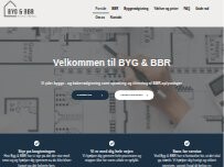 Website Screenshot Byg og BBR