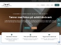 Website Screenshot Tømrerfirmaet Guldfeldt & Vallentin ApS
