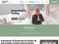 Website Screenshot Kropsterapi-Aarhus v/ Mona Maria Remme