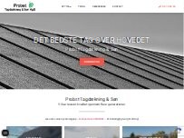 Website Screenshot PROBST TAGDÆKNING & SØN ApS