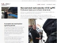 Website Screenshot ML Biler