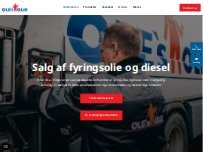 Website Screenshot OLE'S OLIE A/S