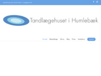 Tandlægehuset i Humlebæk website screenshot