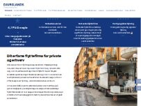 Website Screenshot Djurslands Flytteforretning ApS