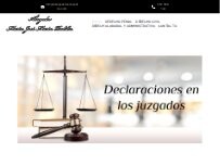 Website Screenshot Abogada María José Marín Padilla
