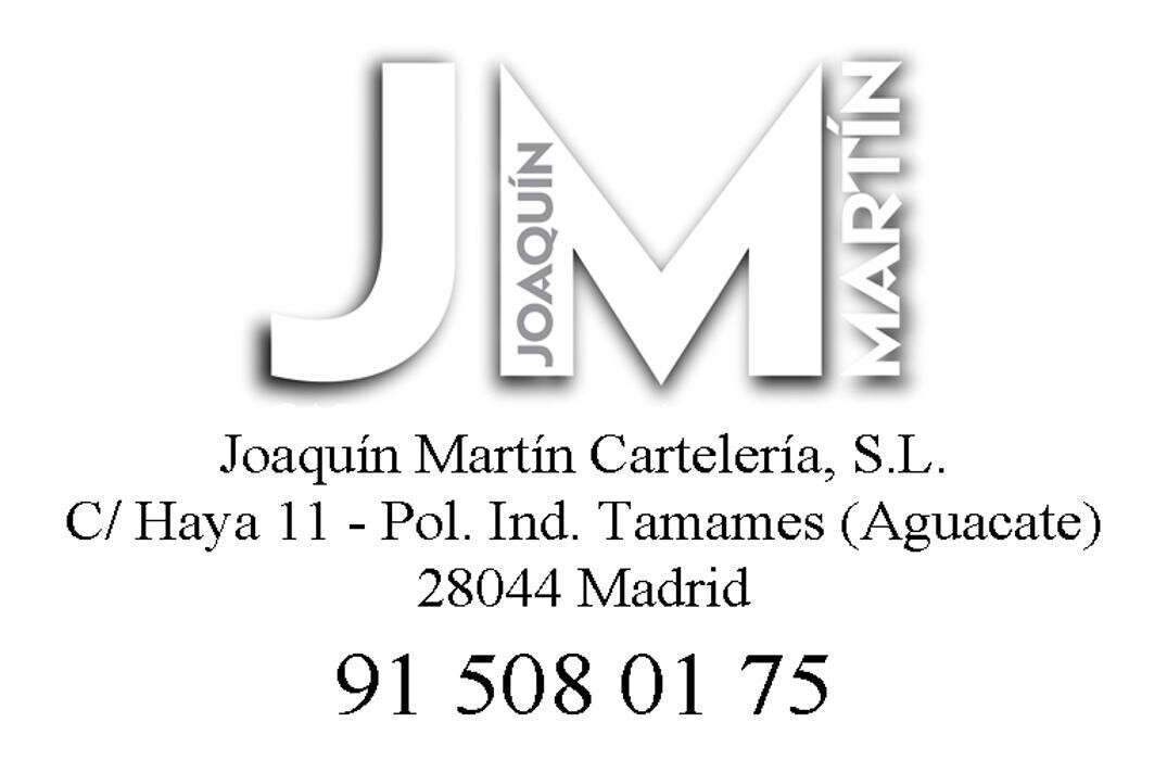 Joaquín Martín Cartelería Logo