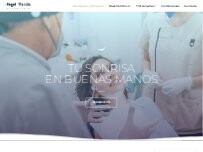 Website Screenshot Clínica dental Ángel Mendía