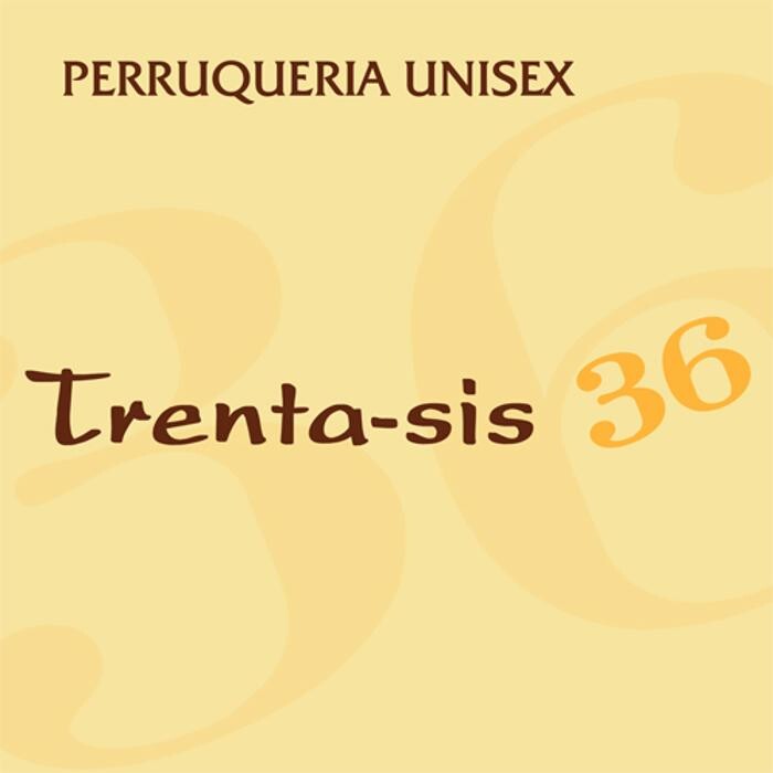 Trenta-Sis Perruqueria Logo
