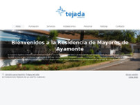 Residencia Tejada website screenshot