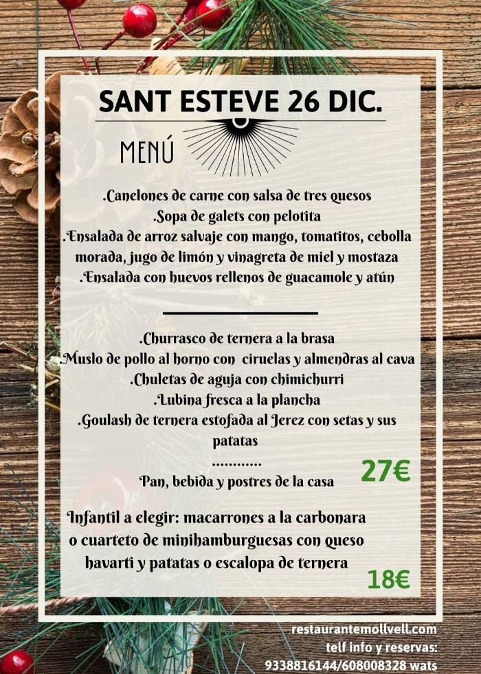 Images Restaurant Moll Vell