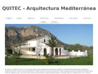 QUITEC - Arquitectura Mediterránea website screenshot