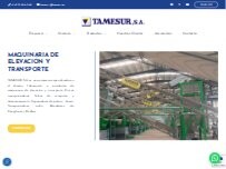 Website Screenshot TAMESUR S.A.L.