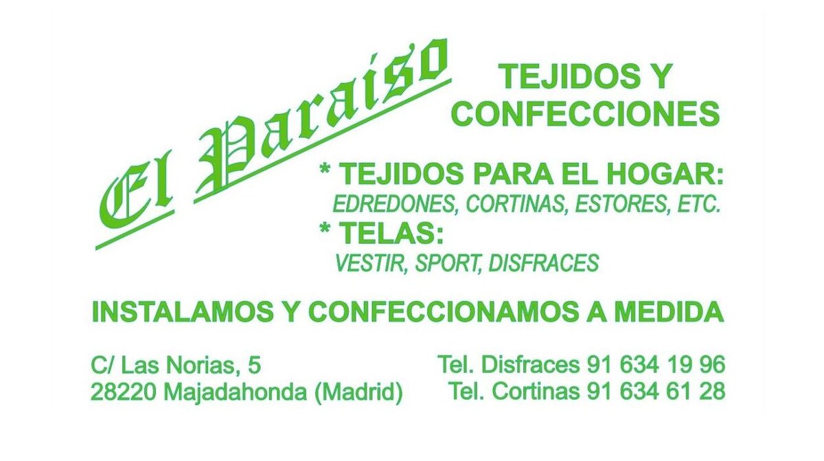 Images Tejidos y confecciones El Paraíso