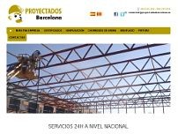 PROYECTADOS BARCELONA website screenshot