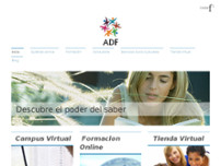 ADF (ASOCIACION PARA EL DESARROLLO FORMATIVO) website screenshot