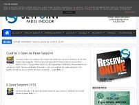 Setpoint Padel Indoor Getafe website screenshot