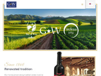 Gelmer Wines website screenshot