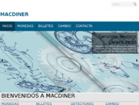 Macdiner S.L. website screenshot