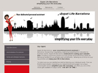 Expat Life Barcelona website screenshot