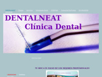 DENTALNEAT CLÍNICA DENTAL website screenshot