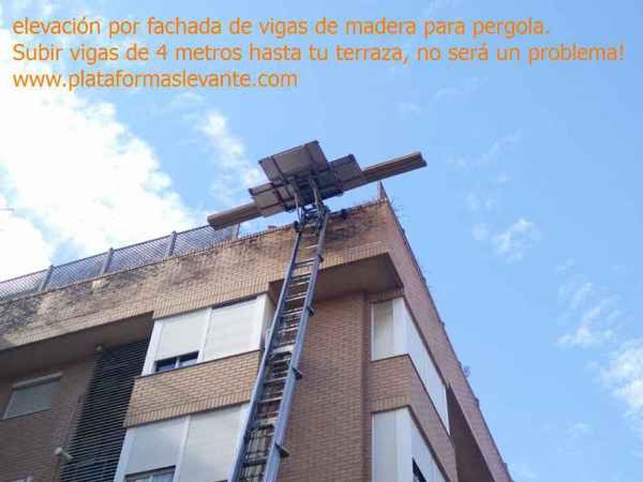 Images Plataformas Levante - Elevación por fachada de Materiales, Mobiliario y Grúas para Mudanzas