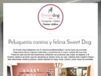 Sweet Dog Peluquería canina y felina website screenshot