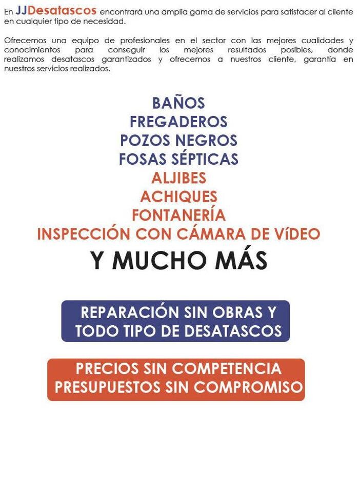 Images Desatascos en las palmas JJ