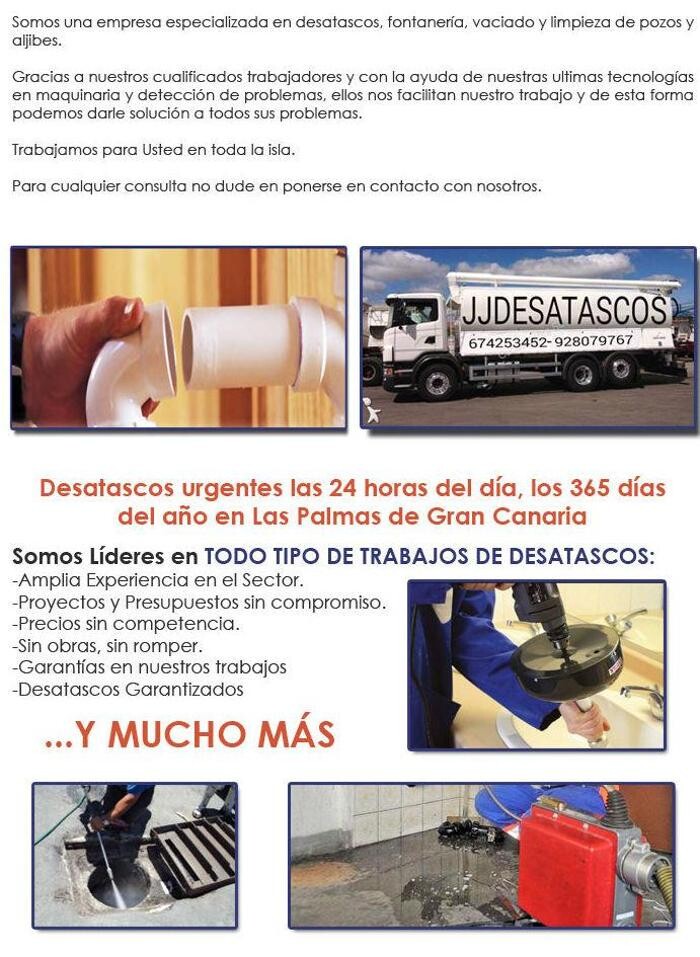 Images Desatascos en las palmas JJ