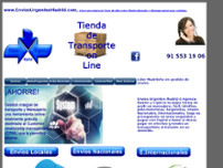 Envíos Urgentes Madrid website screenshot