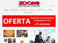 Zoom Centre de la Imatge website screenshot