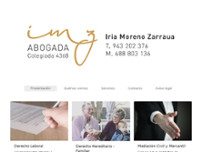 IRIA MORENO website screenshot