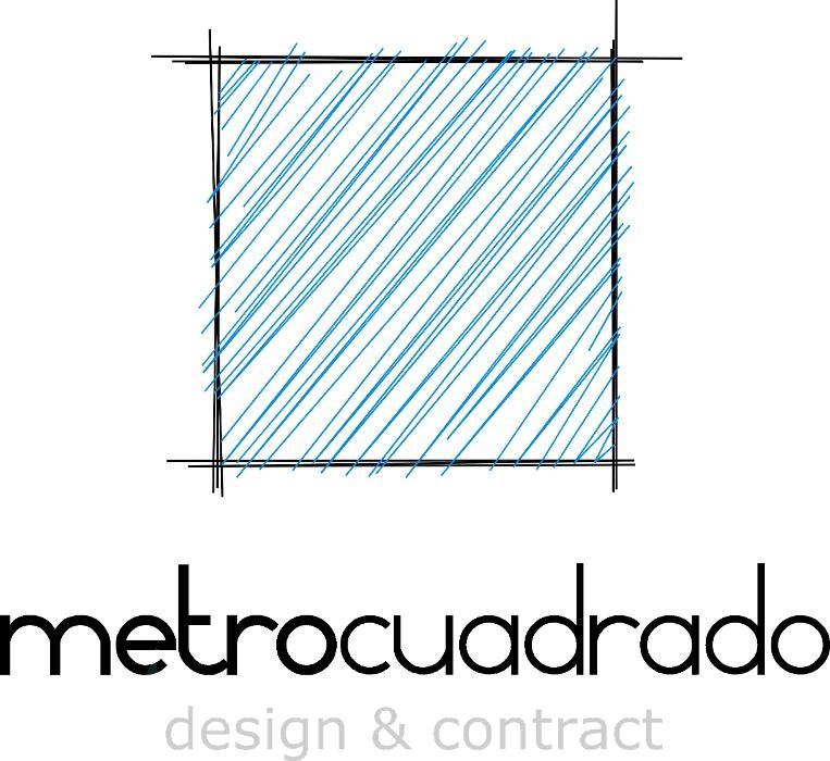 m e t r o cuadrado design&contract Logo