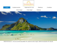 VACACIONES BALEARES website screenshot