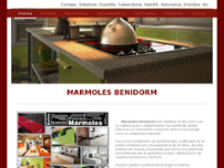 Marmoles Benidorm website screenshot