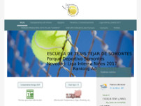 ESCUELA DE TENIS TEJAR website screenshot