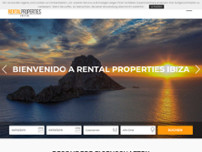 Rental Properties Ibiza website screenshot