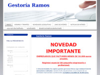 Gestoría Ramos S.L. website screenshot